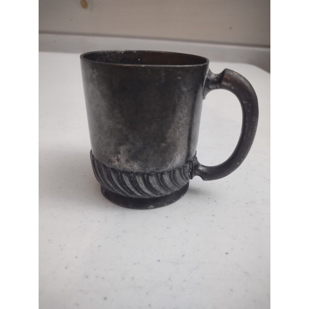 Victorian Era Antique Middletown Plate Co Quadruple Silver Plate Shaving Mug #16